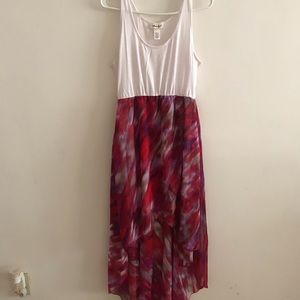 Multi-colored high low tank dress!